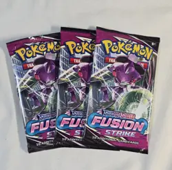 Pokemon TCG Fusion Strike Booster Pack - 10 Cards - Factory Sealed 820650809163 - Image 5