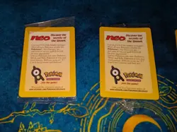 5 Copies Of Pokemon Entei Black Star Promo Card #34 SEALED Movie Promo NEW Neo - Image 2