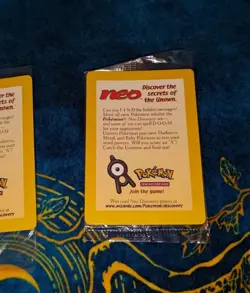 5 Copies Of Pokemon Entei Black Star Promo Card #34 SEALED Movie Promo NEW Neo - Image 4