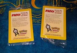 5 Copies Of Pokemon Entei Black Star Promo Card #34 SEALED Movie Promo NEW Neo - Image 5