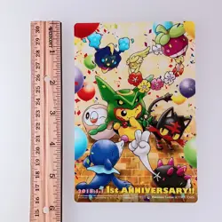 Rayquaza Pikachu Pokemon Center Skytree Town 1st Anniversary Clear Card (Japan) - Image 2