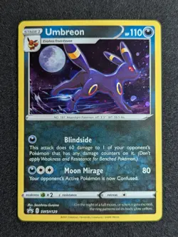 Pokemon Umbreon TCG SWSH129 Sword & Shield Promo Card Holo Mint/Near Mint - Image 1