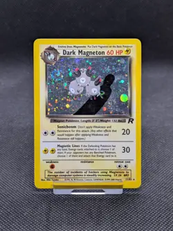 Dark Magneton 11/82 Team Rocket Holo Rare Pokemon Card WOTC Played - Image 1