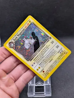 Dark Magneton 11/82 Team Rocket Holo Rare Pokemon Card WOTC Played - Image 2