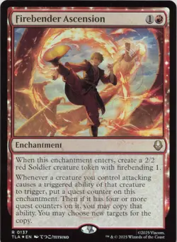 Firebender Ascension - FOIL - R Avatar: The Last Airbender 137 - MTG - Image 1