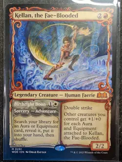 Kellan, the Fae-Blooded - Showcase - Wilds of Eldraine (MTG) - Image 1