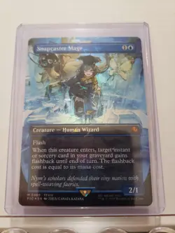 Snapcaster Mage (Borderless) (Chocobo Track Foil) Commander: Final Fantasy Foil - Image 1