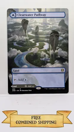 Clearwater Pathway (Borderless) Zendikar Rising Regular - Image 1