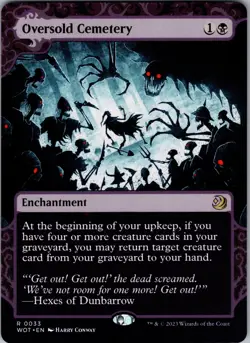 Oversold Cemetery Wilds of Eldraine: Enchanting Tales Regular - Image 1