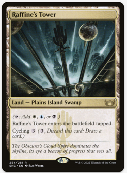 1 x Raffine's Tower - SNC - LP - MTG - Image 1