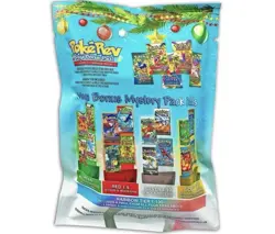 PokeRev Mystery Pack Holiday Sealed 6 Pokemon Booster Packs 5+1 Bonus Pack - Image 2