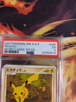 Pokemon Card Pikachu Lv. 15 Secret Alles Mysterious Treasures Japanese PSA 5 - Image 4