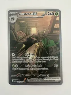 2024 NM Pokemon Sinistcha ex SIR 210/167 Sv06 Twilight Masquerade Near Mint Holo - Image 1