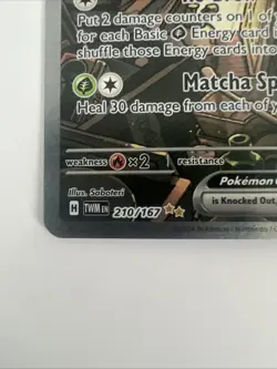 2024 NM Pokemon Sinistcha ex SIR 210/167 Sv06 Twilight Masquerade Near Mint Holo - Image 5