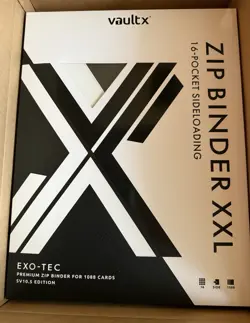 Vault X SV10.5 XXL 16 Pocket Binder Pokemon Black Bolt & White Flare New Sealed - Image 1