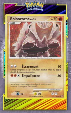 Rhinocorne - Platine:Vainqueurs supremes-122/147 - Carte Pokemon Francaise - Image 1