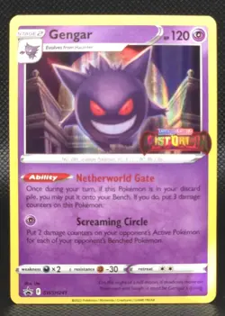 Pokemon Gengar - SWSH241 - Black Star Promo - Lost Origin Stamp - Image 1