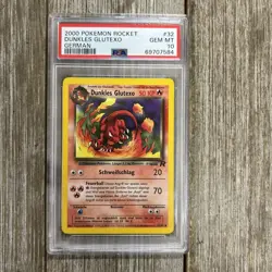 Graded PSA 10 2000 Pokemon Rocket Dunkles Glutexo German #32 - Image 1