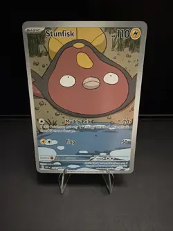 Stunfisk 118/086 Illustration Rare Pokemon TCG SV: White Flare NM - Image 1