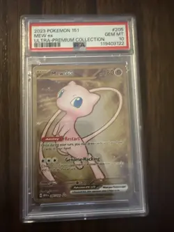 2023 Pokemon 151 Ultra Premium Collection Mew ex 205/165 Metal PSA 10 - Image 1