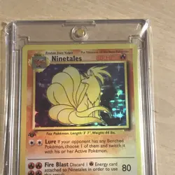Pokemon Custom 1st Edition FANART 1999 Ninetales Vulpix Base x2 - Image 2