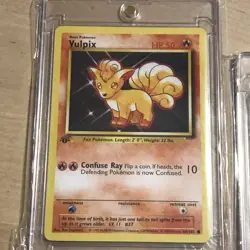 Pokemon Custom 1st Edition FANART 1999 Ninetales Vulpix Base x2 - Image 3