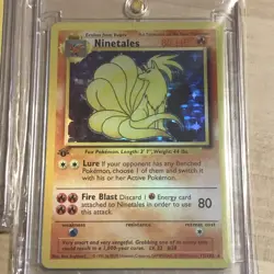 Pokemon Custom 1st Edition FANART 1999 Ninetales Vulpix Base x2 - Image 4