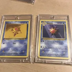 Pokemon Custom 1st Edition FANART 1999 startyu starmie Base x2 - Image 1