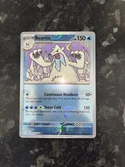 Pokemon TCG Scarlet & Violet Black Bolt Beartic Master Ball 026/086 - Image 2