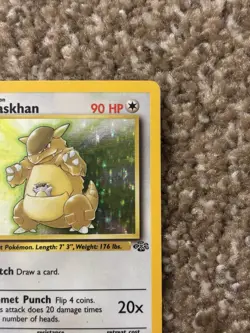 Pokemon TCG Kangaskhan Jungle 5/64 Holo Unlimited Holo Rare 1999 - Image 4