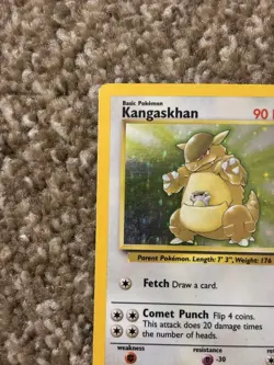 Pokemon TCG Kangaskhan Jungle 5/64 Holo Unlimited Holo Rare 1999 - Image 5