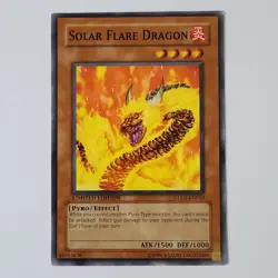 Solar Flare Dragon - GLD1-EN019 - LP - Common - Limited - Yugioh - Image 1