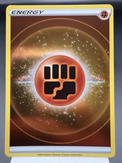 Fighting Energy - Reverse Holo - 2022 - Crown Zenith Pokemon Card NM - Image 1