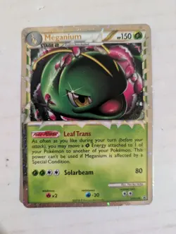 (303306) MEGANIUM PRIME HGSS08 Ultra Rare Holo HGSS Pokemon Promo Card - Image 1