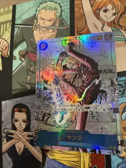 Sanji OP06-119 Manga Alt Art Comic Parallel ONE PIECE CARD THE BEST vol.2 PRB-02 - Image 3