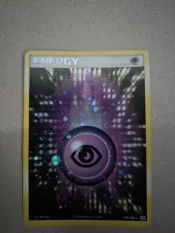 Pokemon TCG Psychic Energy EX Emerald Holo Rare Card 105/106 - Image 1