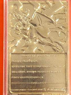 Pokemon Vintage 1999 23K Gold Plated Card Nintendo Limited Edition CHARIZARD - Image 4