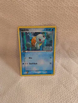 Pokemon Squirtle EX Crystal Guardians Reverse Stamped Holo Card 63/100 - Image 1