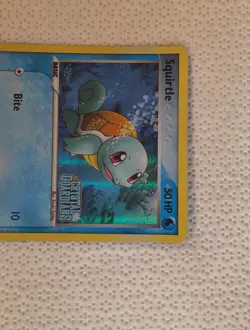Pokemon Squirtle EX Crystal Guardians Reverse Stamped Holo Card 63/100 - Image 4
