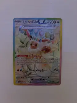 Pokemon TCG Eevee EX Prismatic Evolutions Special Illustration Card - Image 1