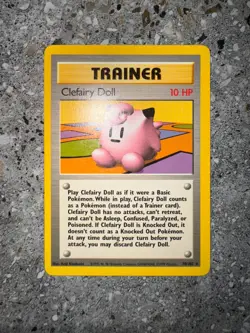 Pokemon TCG Cards Clefairy Doll 70/102 Base Set Rare LP - Image 3