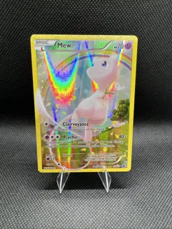 Pokemon TCG XY110 Mew Black Star Promos Full Art Holo Card NM-LP - Image 1