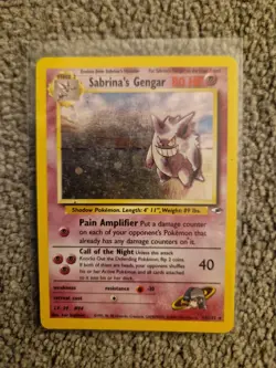 Sabrina's Gengar Holo Rare Gym Heroes 14/132 Pokemon Card - Image 1