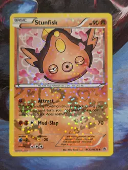 Stunfisk RC12/RC25 Legendary Treasures Radiant Collection Holo Pokemon Card - Image 1