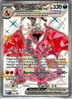 Charizard ex SVP 074 SV: Scarlet & Violet Promo Cards - Pokemon Card - NM - Image 1