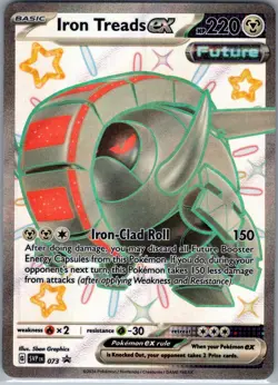 Iron Treads ex - SVP 073 SV: Scarlet & Violet Promo Cards - Pokemon Card - NM - Image 1