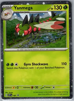 Yanmega - (Cosmos Holo) SVP 187 Holo Scarlet & Violet Promo - Pokemon Card - NM - Image 1