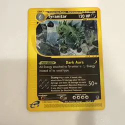 Pokemon Tyranitar Expedition Card 66/165 Rare Near Mint Condition Non Holo - Image 1