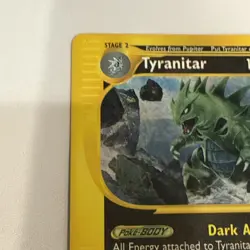 Pokemon Tyranitar Expedition Card 66/165 Rare Near Mint Condition Non Holo - Image 3