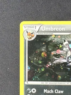 Pokemon TCG Umbreon XY96 XY Holo Ultra Rare Black Star Promo Card NEAR MINT - Image 3